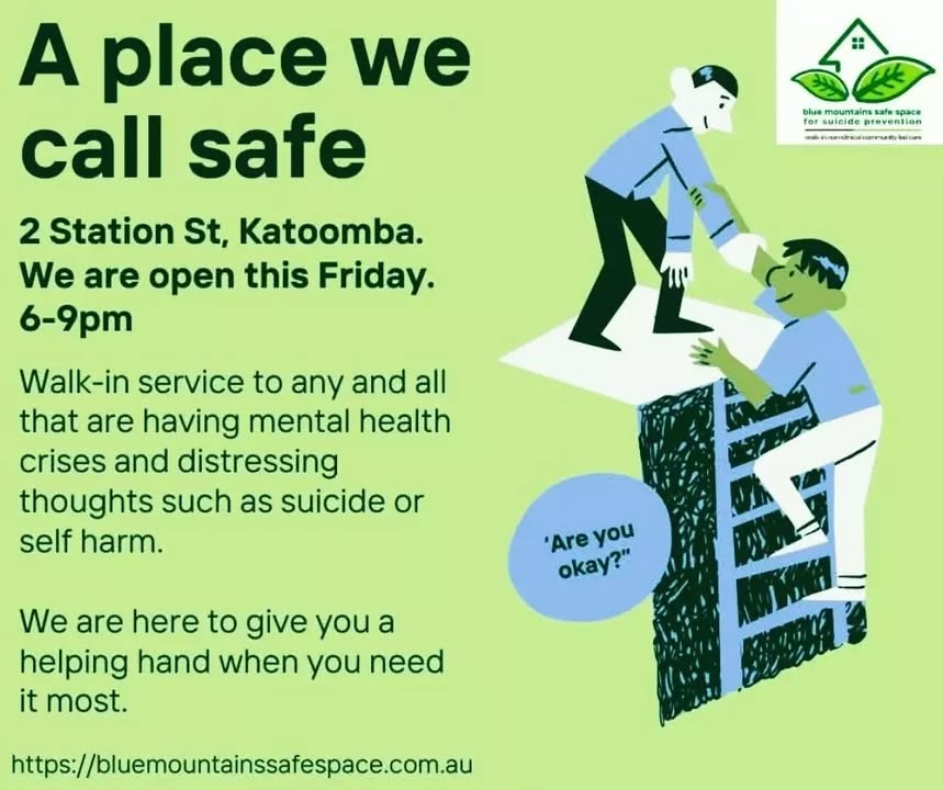 Blue Mountains Safe Space for Suicide Prevention