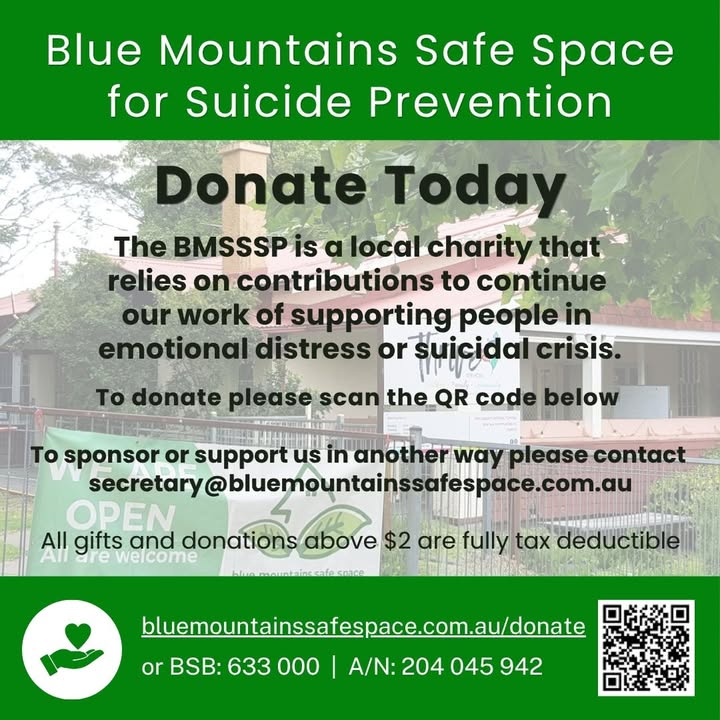 Blue Mountains Safe Space for Suicide Prevention