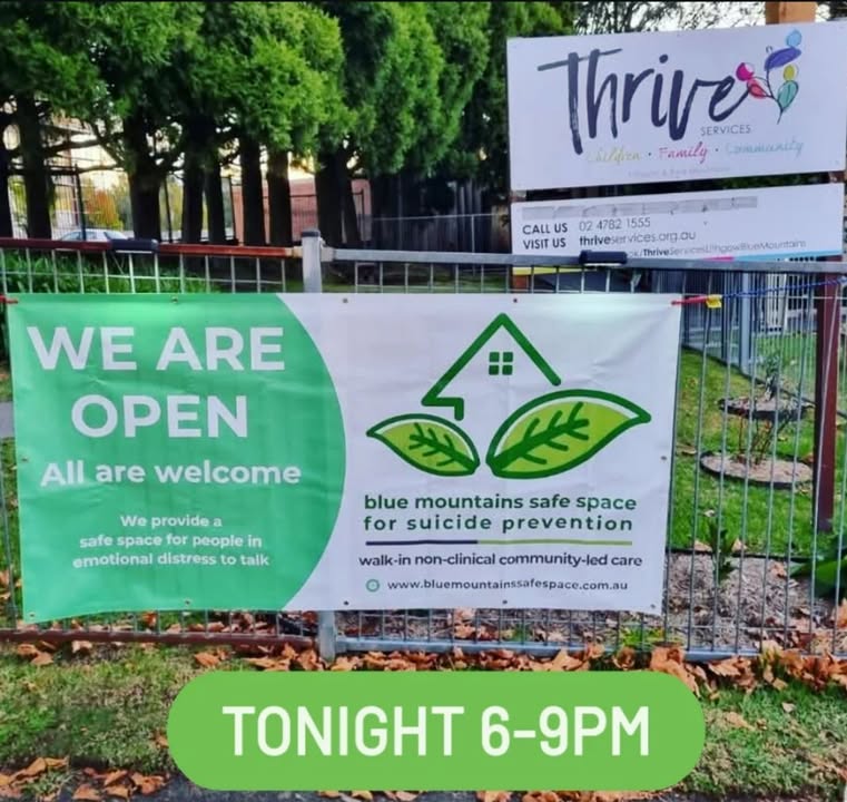 Blue Mountains Safe Space for Suicide Prevention